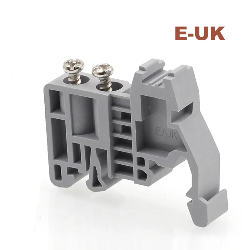 FidgetKute 50pcs 35mm DIN Rail Mount Guide Support Fixing Terminal Block Show One Size FidgetKute 50pcs 35mm DIN Rail Mount Guide Support Fixing Terminal Block Show One Size