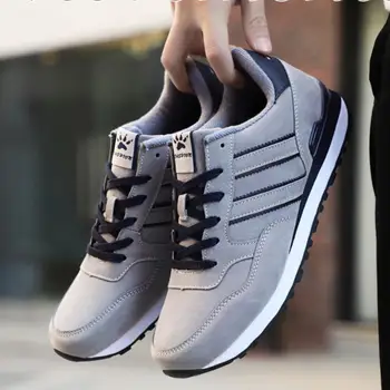 

AQ335 men's casual sneakers Breathable cemented shoes outdoor trainers light walking shoes men's shoes with rubber soles
