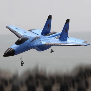 

Rc Plane Toy Epp Craft Foam Electric Outdoor Rtf Radio Remote Control Su-35 Tail Pusher Quadcopter Glider Airplane Model for Boy