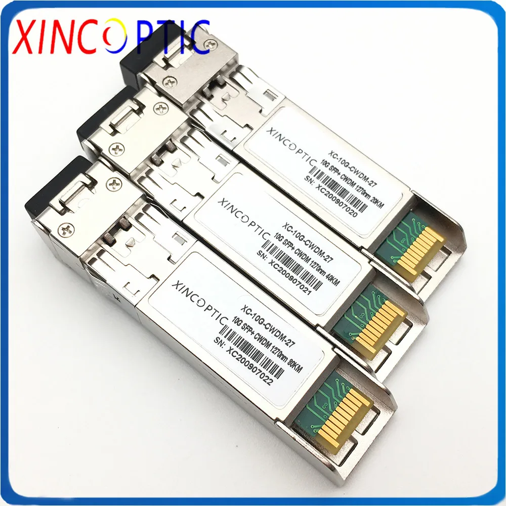 

10G 1510nm CWDM SFP+ 80KM LC Fiber Transcevier Module,10GBASE-ZR CW-SFP10G-ZR 1470nm-1610nm With DOM