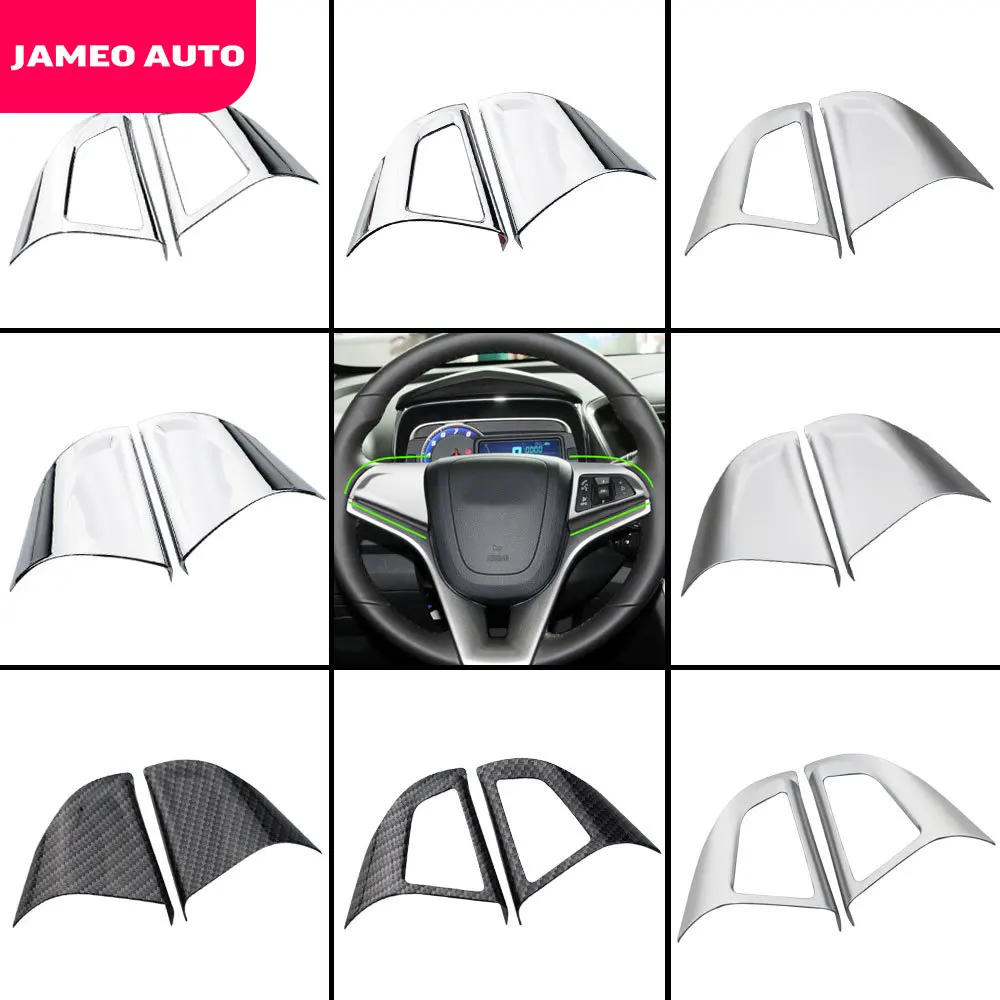 Auto Chrome Wheel Steering Copertura Protettiva Trim Sticker Fit Per Chevrolet Cruze Berlina Hatchback 2009 - 2015 Trax Accessori