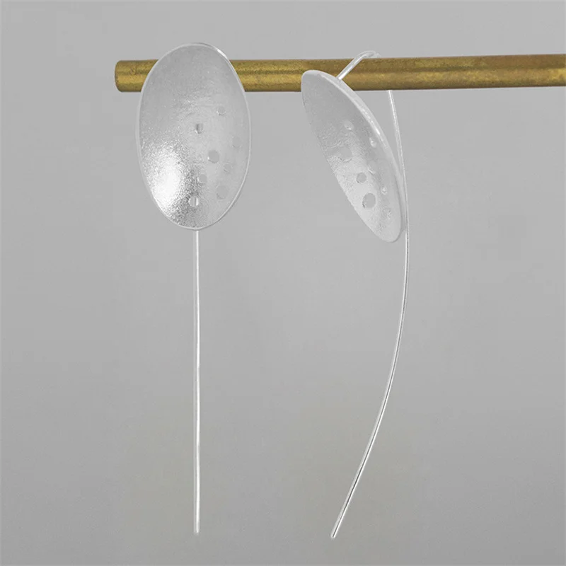 INATURE A Sky full of Stars 925 Sterling Silver Hollow Geometric Drop Earrings for Women Fashion Dangle Earring Jewelry | Украшения и