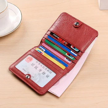 

New Style Genuine Leather Europe And America Wallet Korean-style Short Women's Wallet Fashion Purse Hipster Wallet Thin Wallet