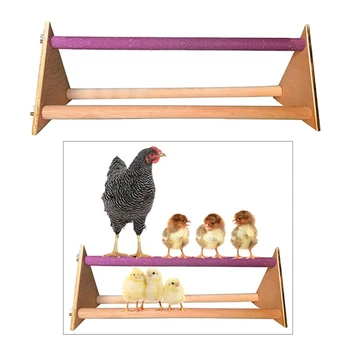 

2pcs Birds Chicken Perch Stand For Chicken Rooster Large Birds Macaws Conure