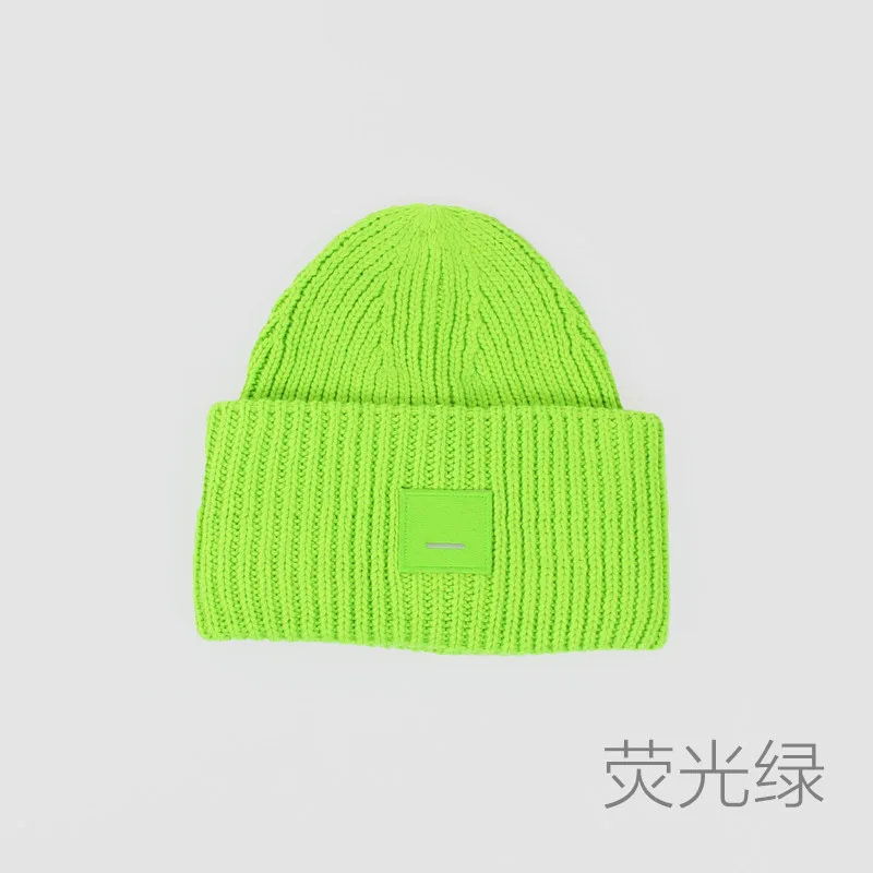 Studios Smiling Face Knitted Beanie Hat 