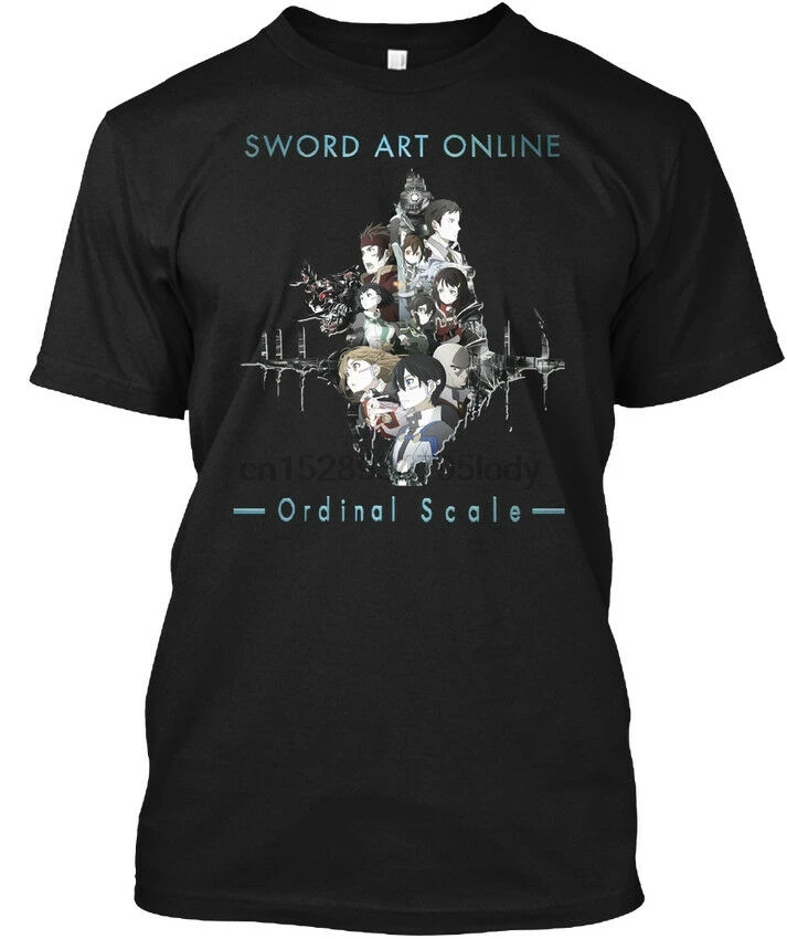 Футболка с надписью Sao Ordinal Scale Sword Art онлайн|Футболки| |