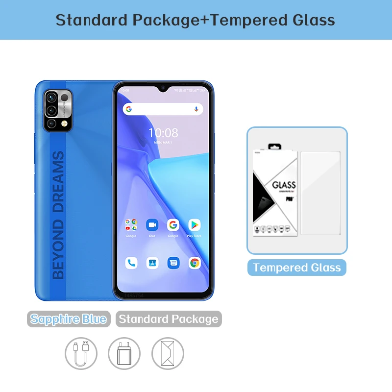 [World Premiere] UMIDIGI Power 5 3/4GB+64/128GB Android 11 Global Version Smartphone Helio G25 16MP AI Triple Camera 6.53'' Full latest umidigi phone UMIDIGI