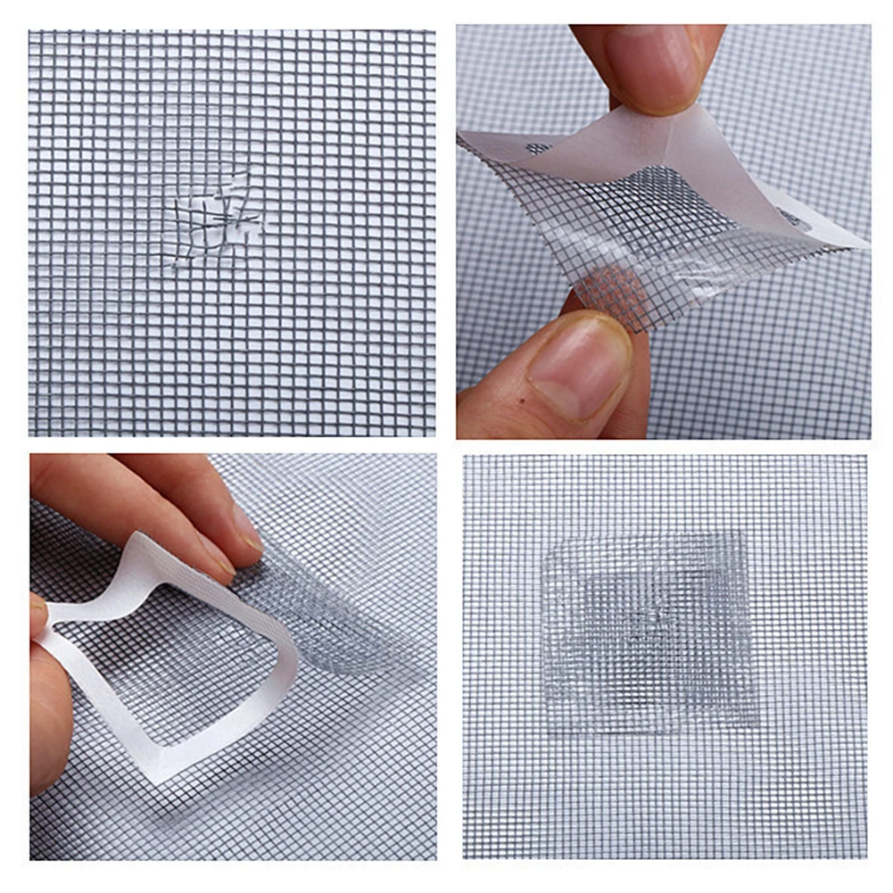 Tape-Screen Mosquito-Net Mesh Patch-Repair Window-Door Broken-Hole Sticky-Wires