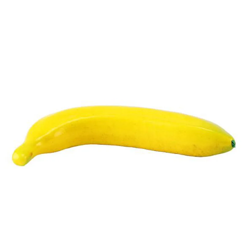 20cm Simulation Fruit Banana Toy Artificial Fake Foam Fruits Photography Props for Wedding Party Home Decoration Education Toys