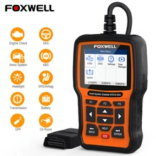 FOXWELL NT510 Elite для Mercedes Benz W211 W204 W220 диагностический сканер OBD OBDII ABS подушка безопасности масло EPB инструмент сброса OBD2 код ридер