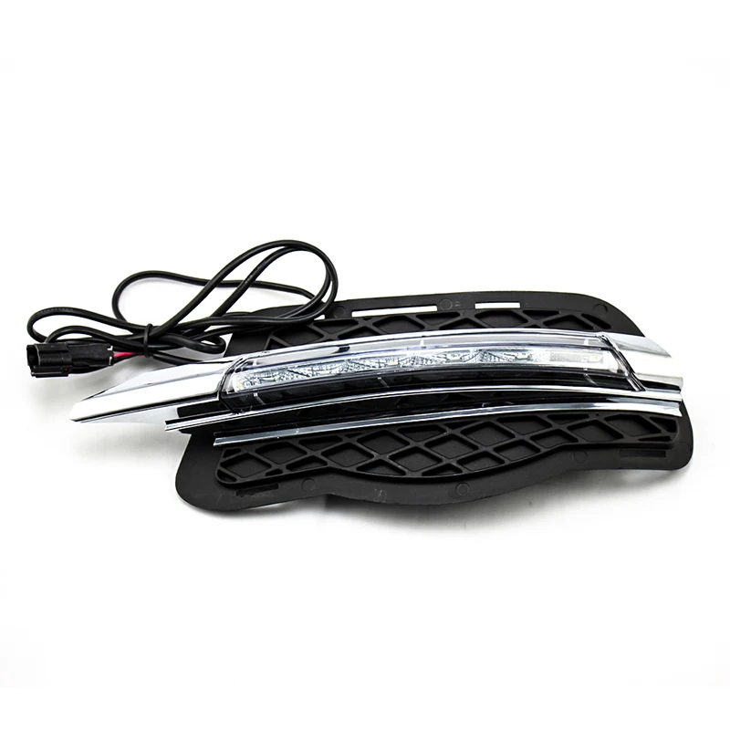 2 шт. для Mercedes-Benz C Class W204 2008-2010 6000K белый светильник Светодиодный дневной ходовой светильник DRL Автомобильная противотуманная фара