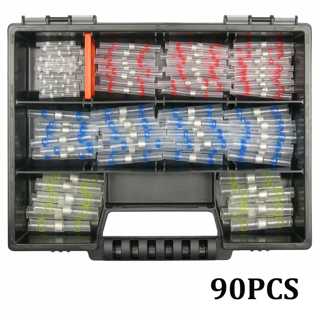

Welded Connector 90Pcs Parts Set For Industrial Electric Vehicle Truck Solder Ring With Transparent Box Accessories