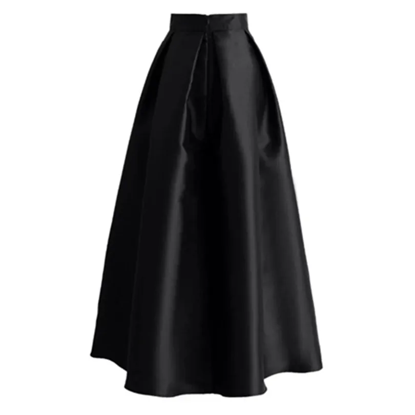 Юбки размера плюс Faldas Mujer Moda abaya Дубай Турецкая длинная Плиссированная юбка макси с высокой талией женские юбки