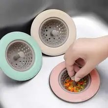 Kitchen Sink Strainer Bathroom Shower Floor Drain Filter Sink Drain Cover Colander Sewer Hair Anti-clogging Filter Strainer