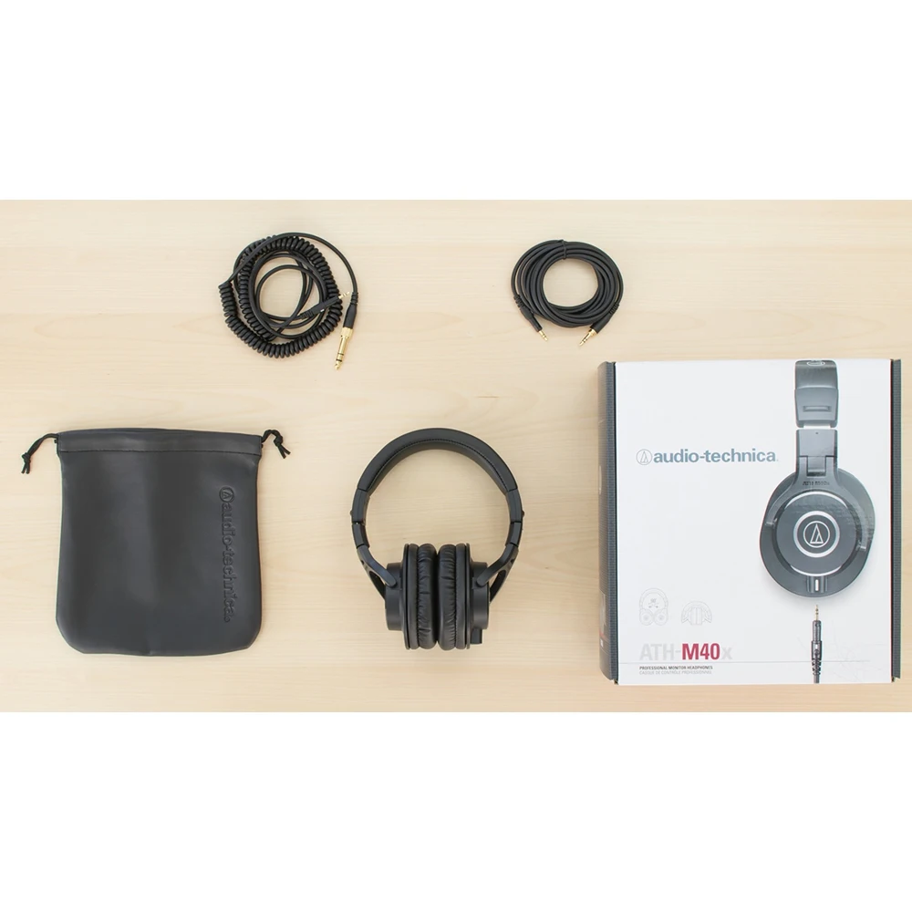 Наушники мониторы Audio-Tecnica ATH-M40X 3м черный проводные