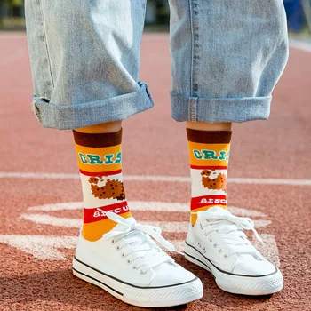 

Spring and Autumn Woman Socks Cotton Socks Thin Section Korean Japanese Milk High Waist Outer Wear Cute Socks Christmas Gifts