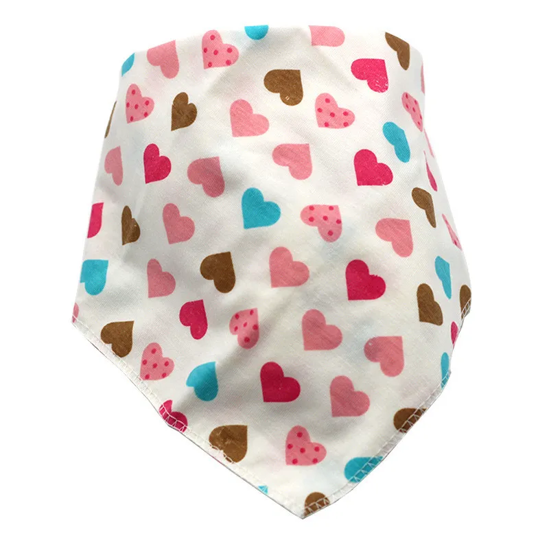 Baby Bibs Triangle Cotton Cartoon Child Baberos Bandana Bibs Babador Dribble Bibs Newborn Slabber Absorbent Cloth Burp Cloth baby glasses Baby Accessories