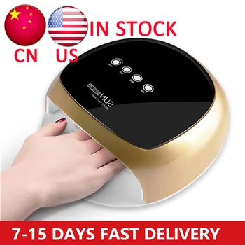 

52W UV Lamp For Nail Manicure Timer LCD Display Best UV LED Lamp Nail For Nail Dryer Gel Polish Manicure phototherapy machine