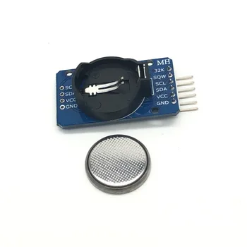 

BlueRaven DS3231 AT24C32 IIC High Precision RTC Module Clock Timer Memory Module for Arduino(With Battery)