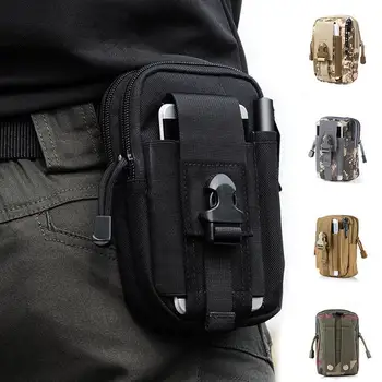 

Fanny Travel Tactical Men Waist Bag Pocket Pack Hiking Canvas Small