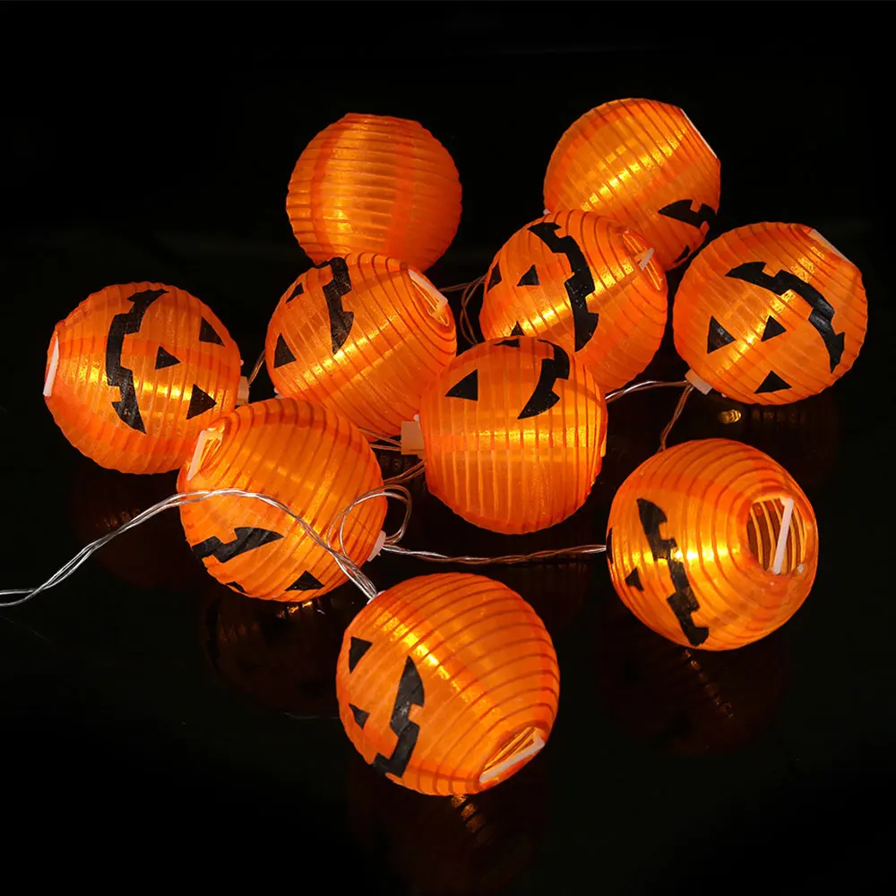 Сказочная гирлянда, 6LED, тыква, сказочный светильник, для улицы, для двора, ландшафтный светильник, супер яркий, сказочный светильник, для свадьбы, праздника, прочный