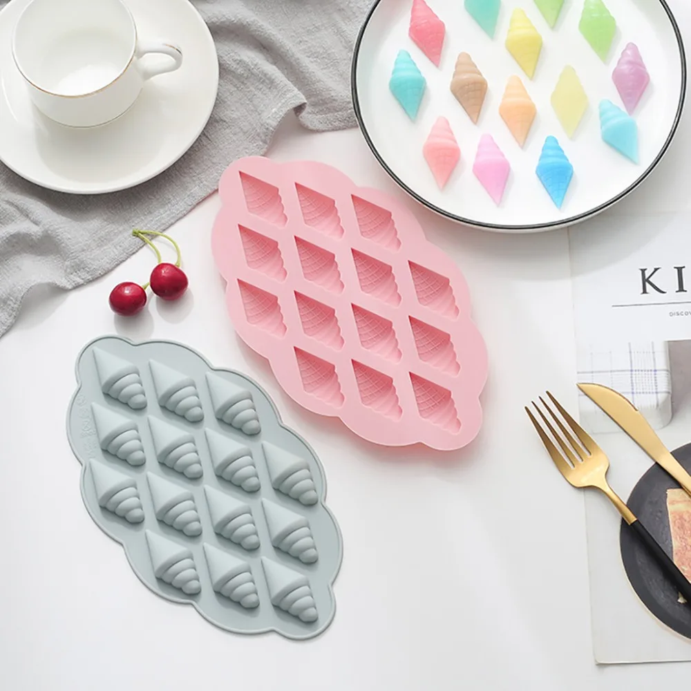 Rich cloud rain soft candy mold chocolate candy craft cake mold baking ice cream cone shape baking chocolate mold 30S18 (2)