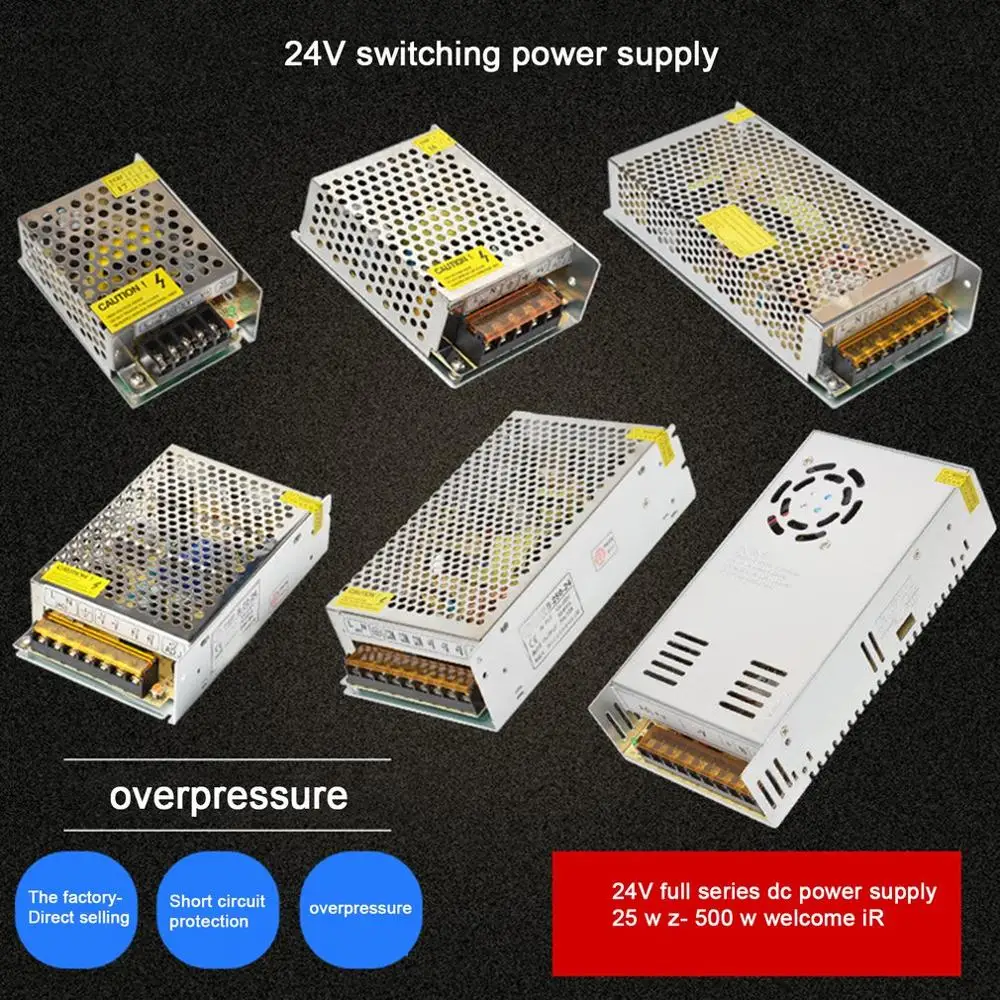 20A импульсный источник питания DC24V AC 220V к DC24V AC-DC 24V для светодиодной ленты 24V