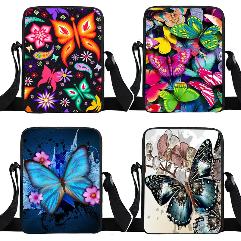 butterfly ladies handbags