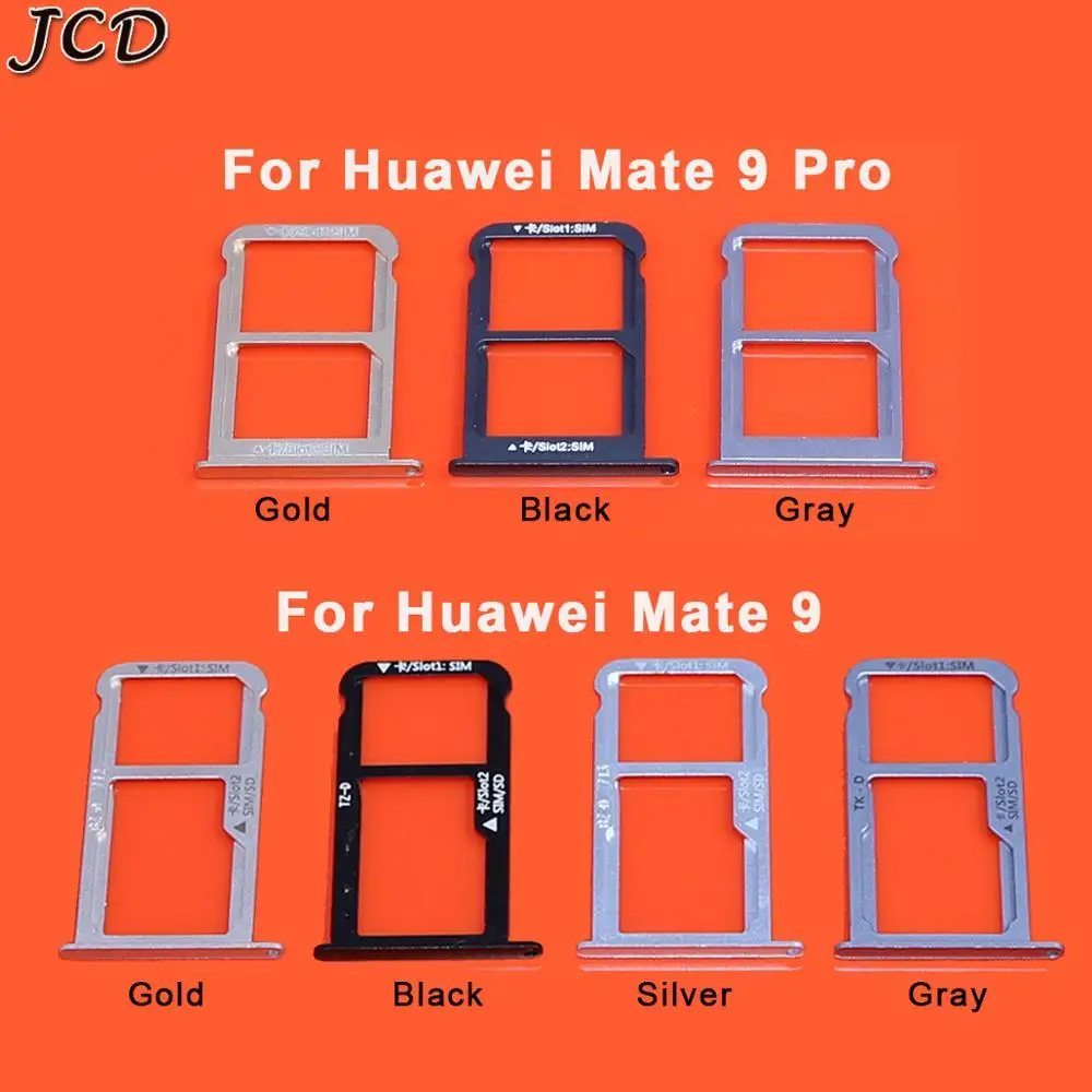 JCD сим-карты слот, разъем для лотка держатель адаптеров для huawei Коврики 9 Коврики 9 Pro Адаптеры для sim-карт телефон запасные Запчасти