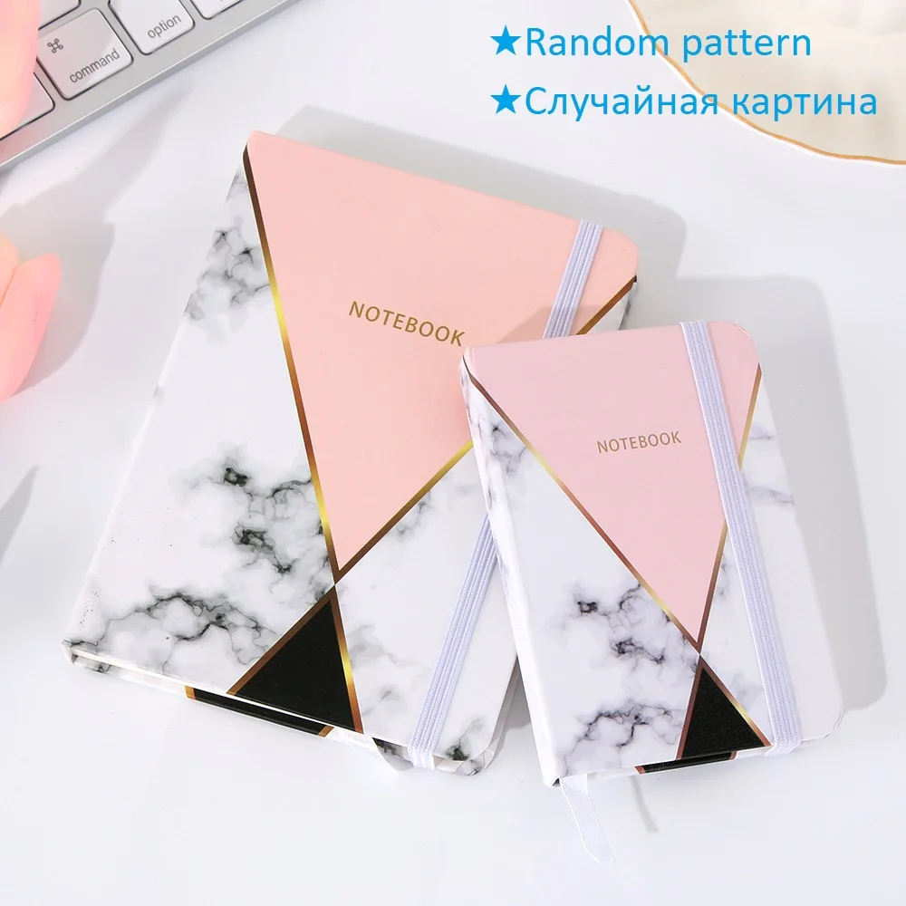 Случайный цвет 1 шт мраморный блокнот студенческий карманный A5/A6/A7 офисные