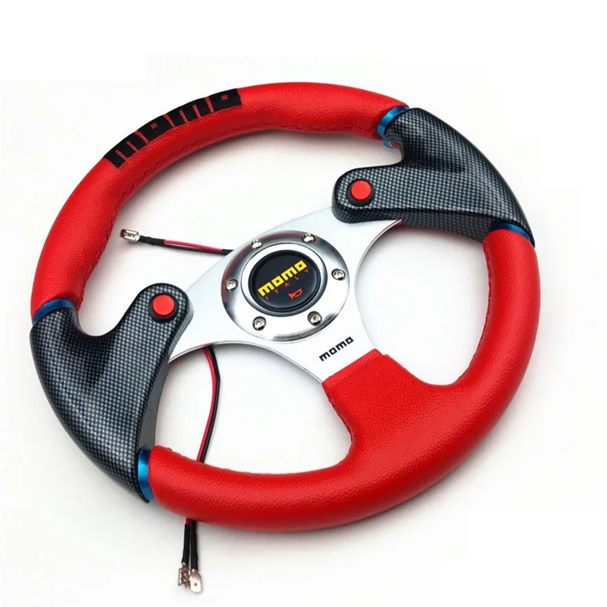 

Car modified steering wheel matte leather personality racing kart modified 13 inch