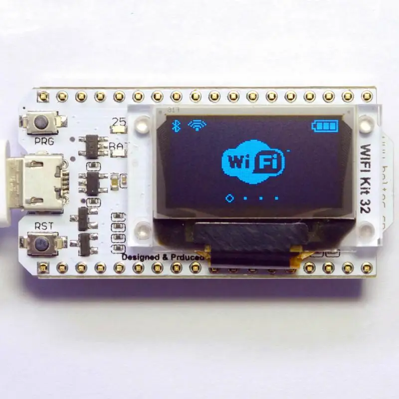 ESP32 Bluetooth WIFI Kit OLED Blue 0.96 inch Display Module CP2102 32M Flash 3.3V-7V Internet Development Board for Arduino (1)