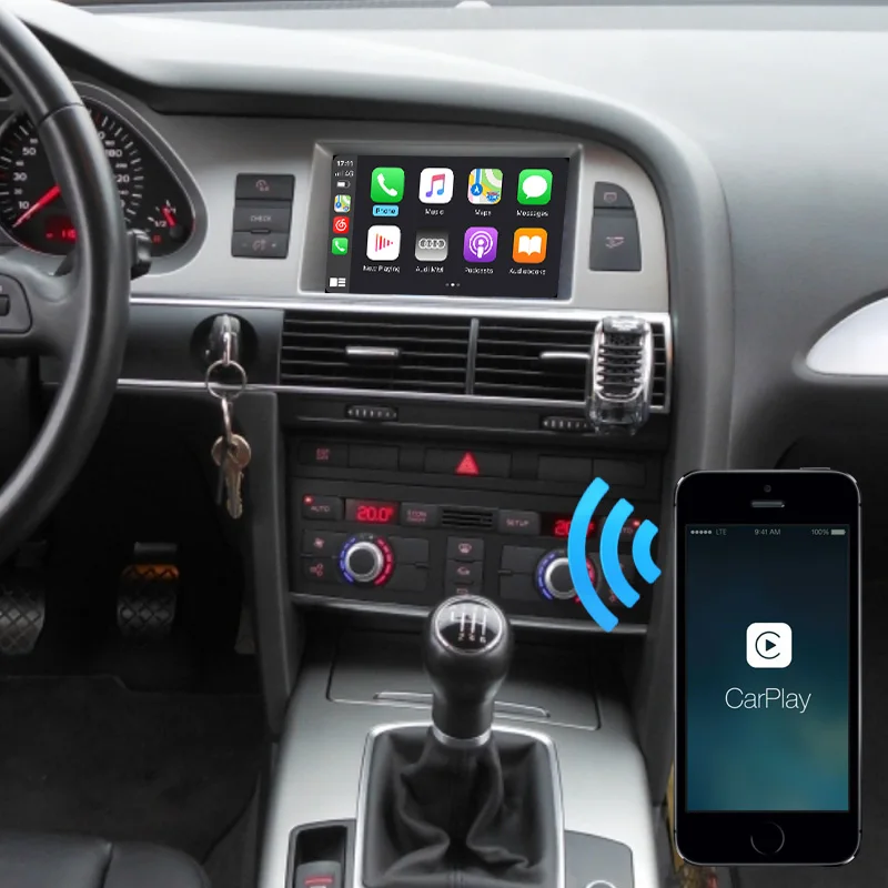 Audi MMI 3g CarPlay box upgrade for A1 A3 S3 A4 A5 S4 S5 B8 A6 A7 C6 S6 S7 C7 A8 Q2 Q3 Q5 Q7 car screen Android Auto adapter kit