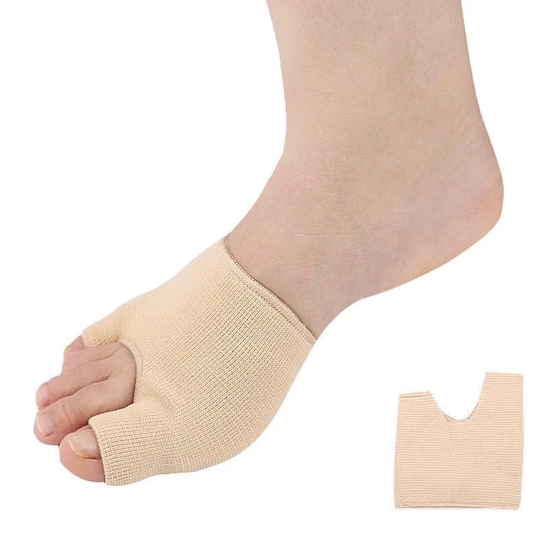 US 2PCS Forefoot Toe Protector Nylon Toes Separator Bunion Splint Big Bone Adjuster Foot Care Tools Hallux Valgus Corrector S L