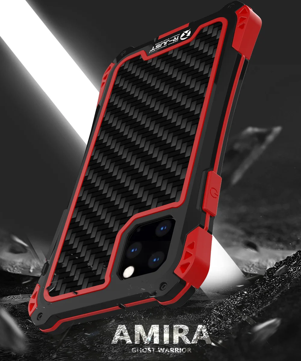 Броня металлический алюминиевый чехол для iPhone 11 Pro X XR XS Max, сверхмощный защитный противоударный чехол для iPhone 11 Pro Max Fundas