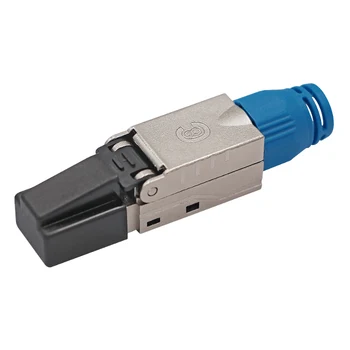 

2 Pieces FTP Cat 8 Plug Fast Connector Keystone Jack for Network Cable Faceplate,Surface Box