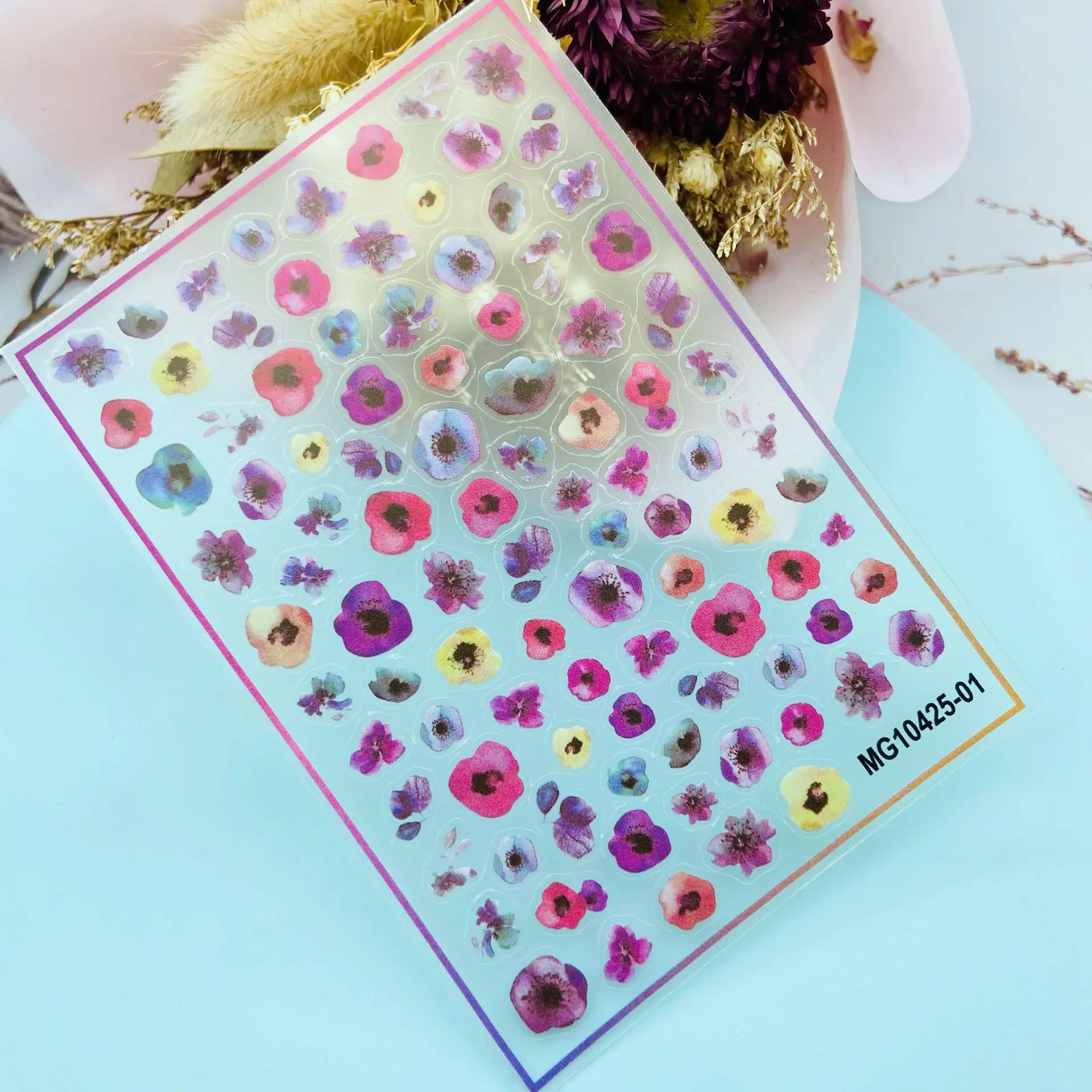 

New Craft Nail Art Sticker 3D Transparent Nail Art Sticker Nail Art Nail Art Sticker Decorative Nail Art