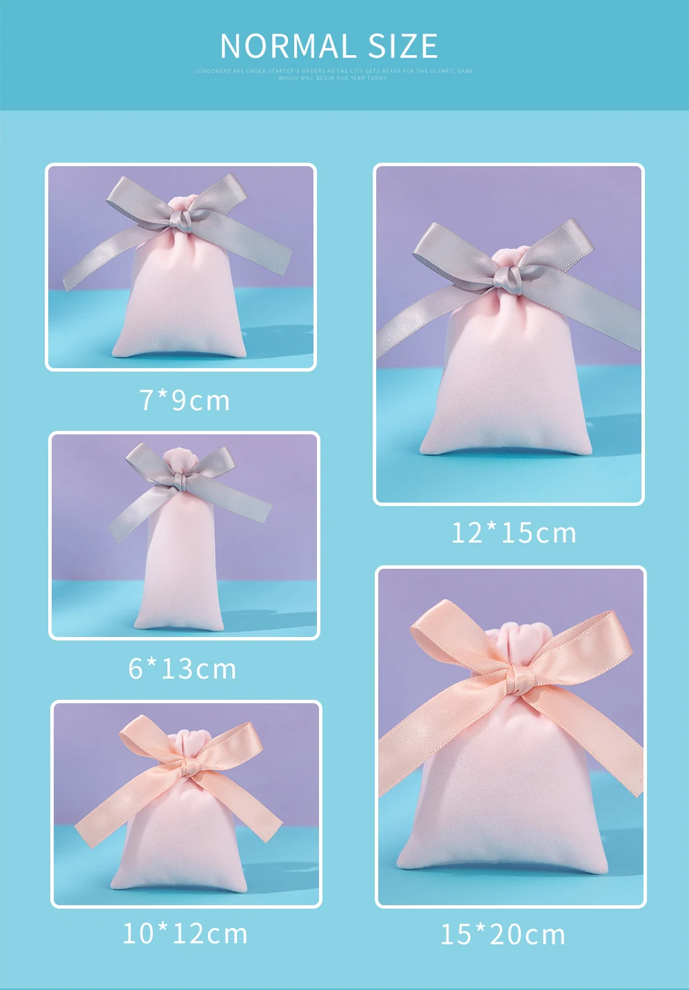50 Stück/Satz Schmuck-Samtbeutel mit Kordelzug, Geschenkverpackung, Make-up-Lippenstift-Beutel, Geburtstags- und Hochzeitsfeier-Beutel, Geschenkverpackungssäcke – Detail 5
