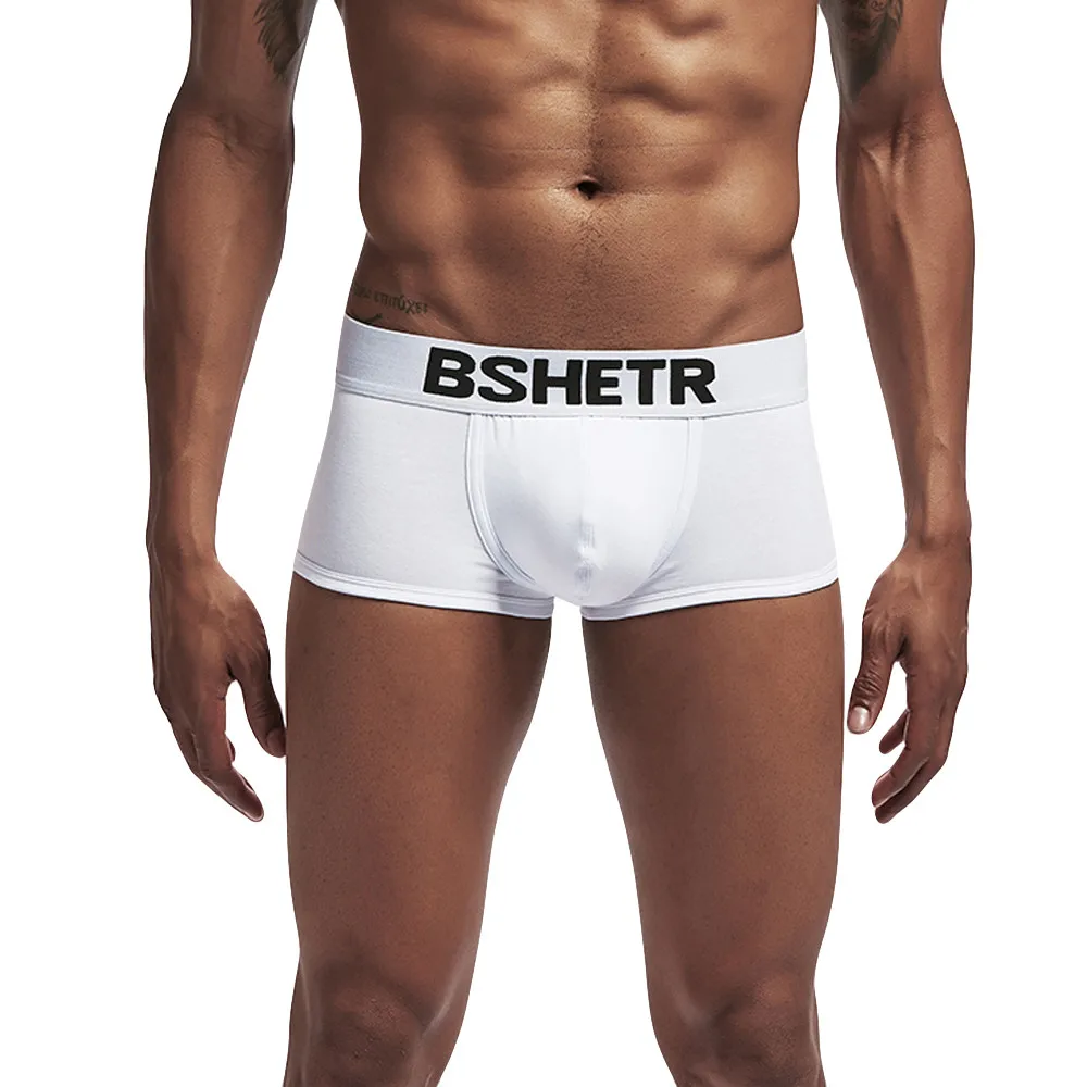 SAGACE/Лидер продаж мужское нижнее белье трусы-боксеры с надписью для мальчиков