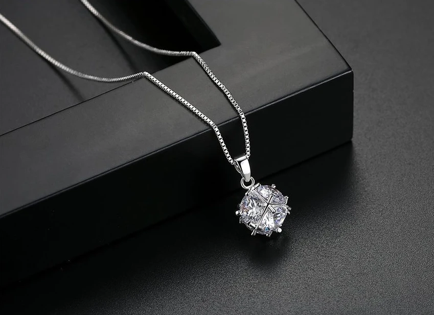 天米白球项链 4