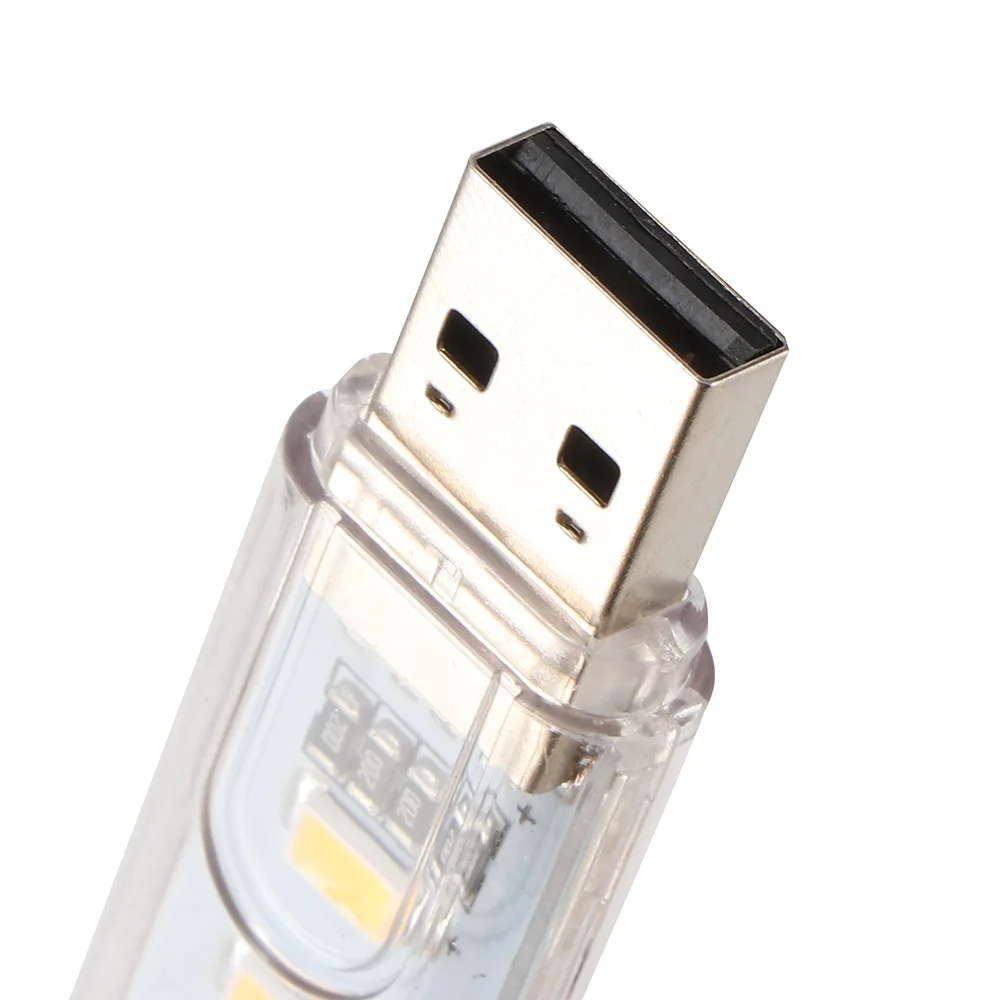 1Pcs Mini USB Gadget LED light Book lights 8 LEDs 5730 SMD For PC Laptops Notebook Mobile Power Charger Reading bulb