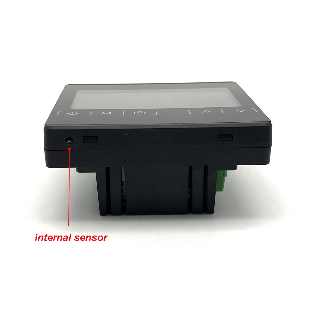 Все сенсорный экран контроллер температуры 110 в 120 в 230 В терморегулятор черный задний свет электрический обогревающий термостат