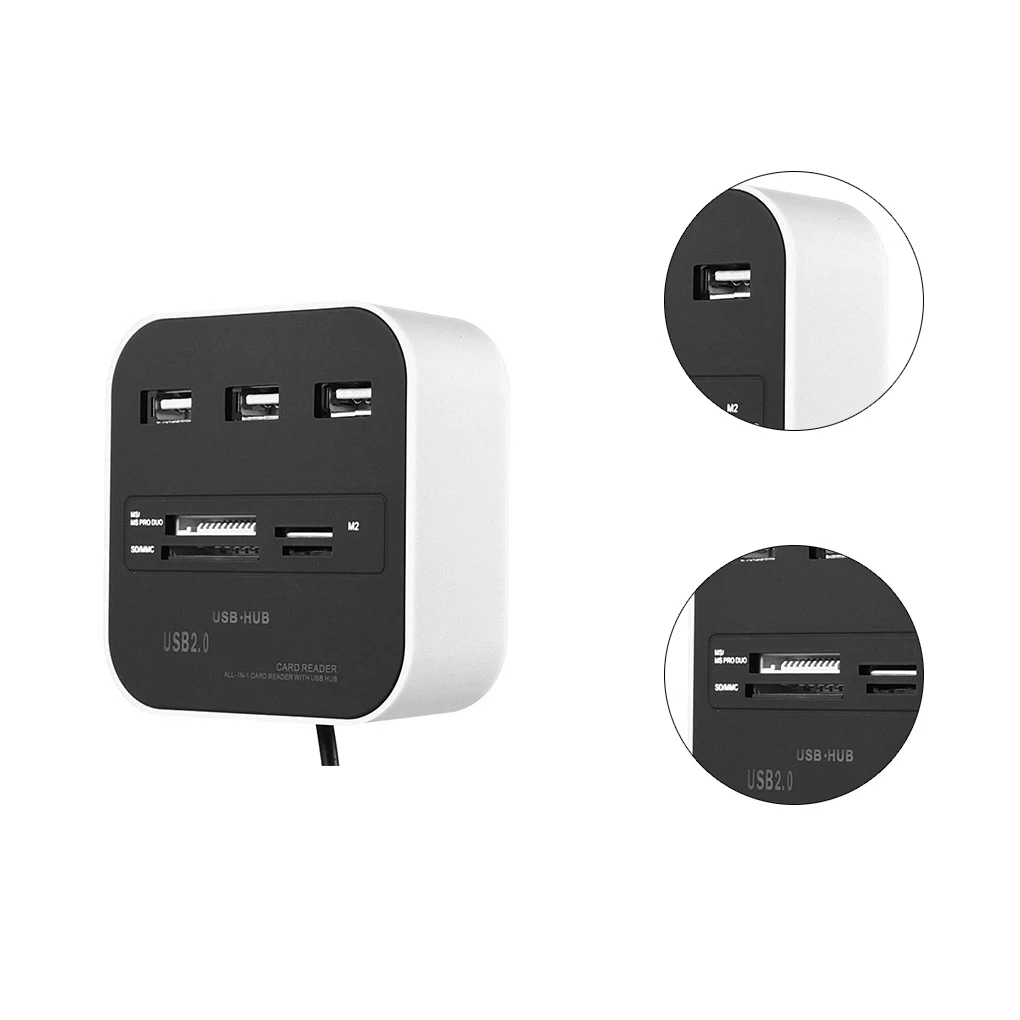 Usb-хаб Micro SD USB2.0 Многофункциональный кард-ридер адаптер планшетный ПК компьютер ноутбук разъем