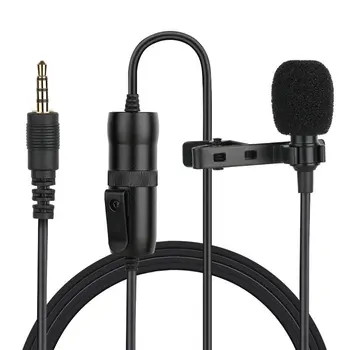 

M1 3.5mm Jack Lavalier Omnidirectional Condenser Recording Video Microphone 6m Length For DSLR Cameras