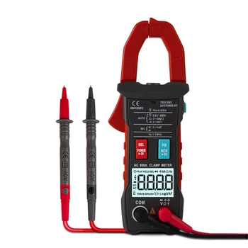 

Digital Clamp Meters Analog Multimeter Mini Non Contact 600A AC/DC Current Intelligent AUTO Range Meter with Temperature Tester