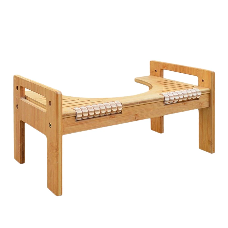 

Adjustable Bamboo Squatting Toilet Stool Portable Bathroom Squatting Urinal Constipation Assistant Bathroom Potty Step Foot Stoo