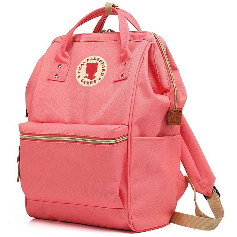 peach red Модный водонепроницаемый рюкзак для anellos start такой же пункт роскошный брендовый рюкзак Холщовая Сумка для мам женская сумка на плечо - Цвет: peach red