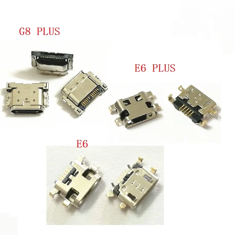 10pcs micro usb charge charging jack connector plug dock socket port replacement repair for moto E6 PLUS G8 PLAY | Мобильные