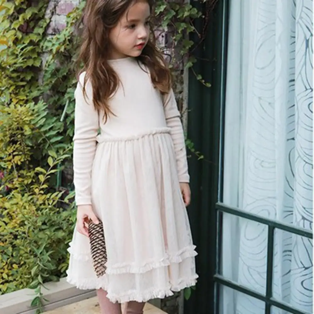 Toddler Girls Dresses Kids Winter Fall Clothes Lon...