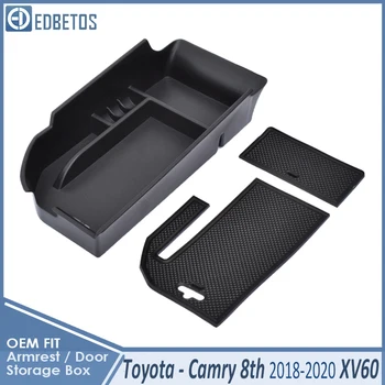 

Center Concole Organizer Tray For Toyota Camry 2018 2019 2020 LHD Armrest Box Console Holder Tray Car Organizer Accessories XV60